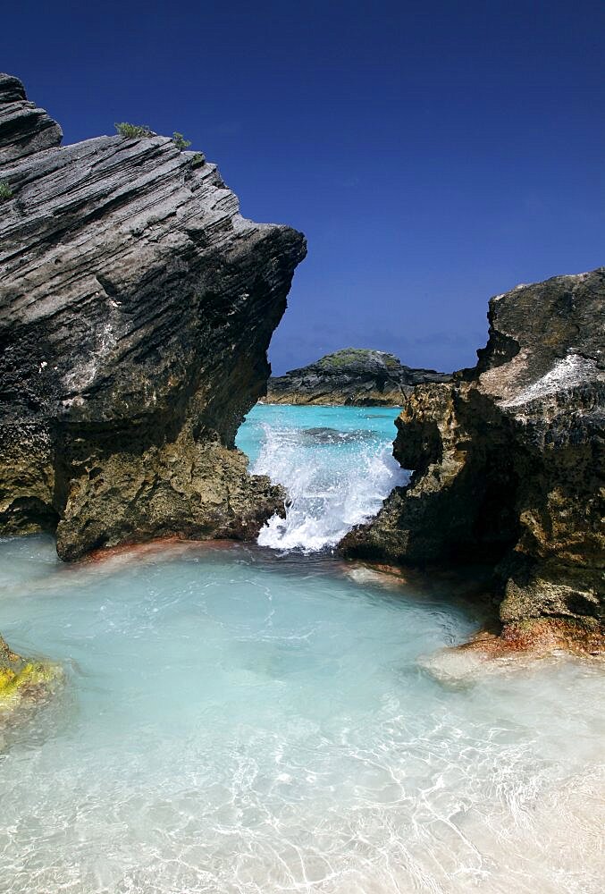 Cove at Horseshoe Bay, Bermuda Islands, North Atlantic Ocean, Atlantic