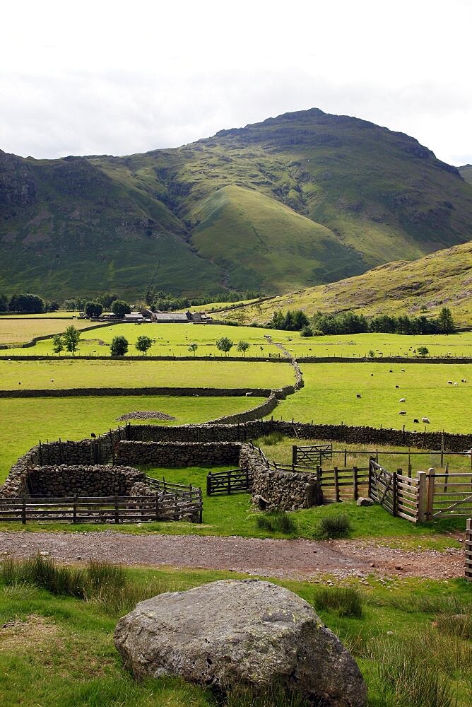 The Langdales, Lake District National Park, Cumbria, England, United Kingdom, Europe