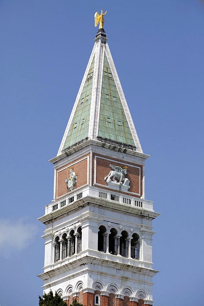 San Marco Campanile, Venice, UNESCO World Heritage Site, Veneto, Italy, Europe