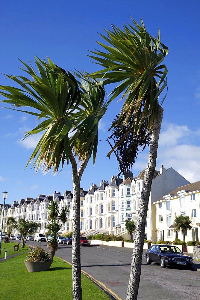 Houses on The Promenade, Isle of Man, British Isles, Europe