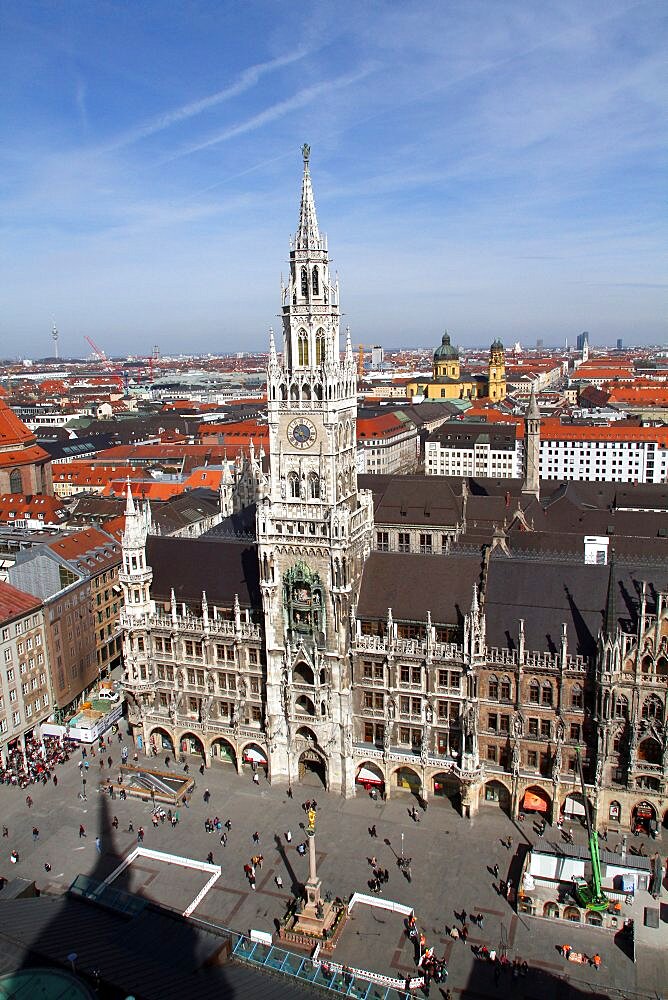 New City Hall (Neues Rathaus), Munich, Bavaria, Germany, Europe