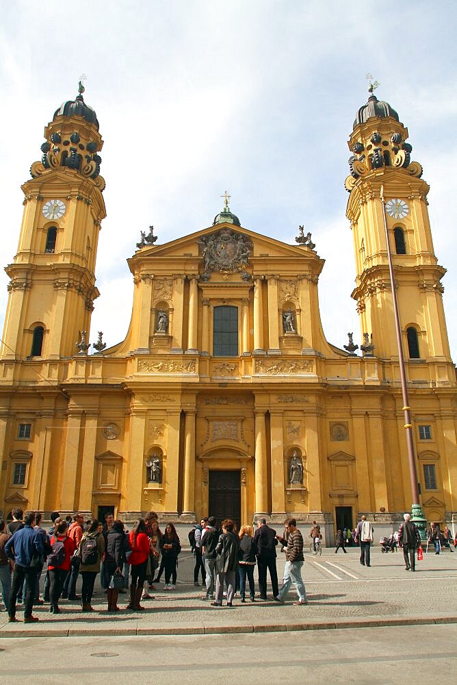 The Theatine Church of St. Cajetan, Munich, Bavaria, Germany, Europe