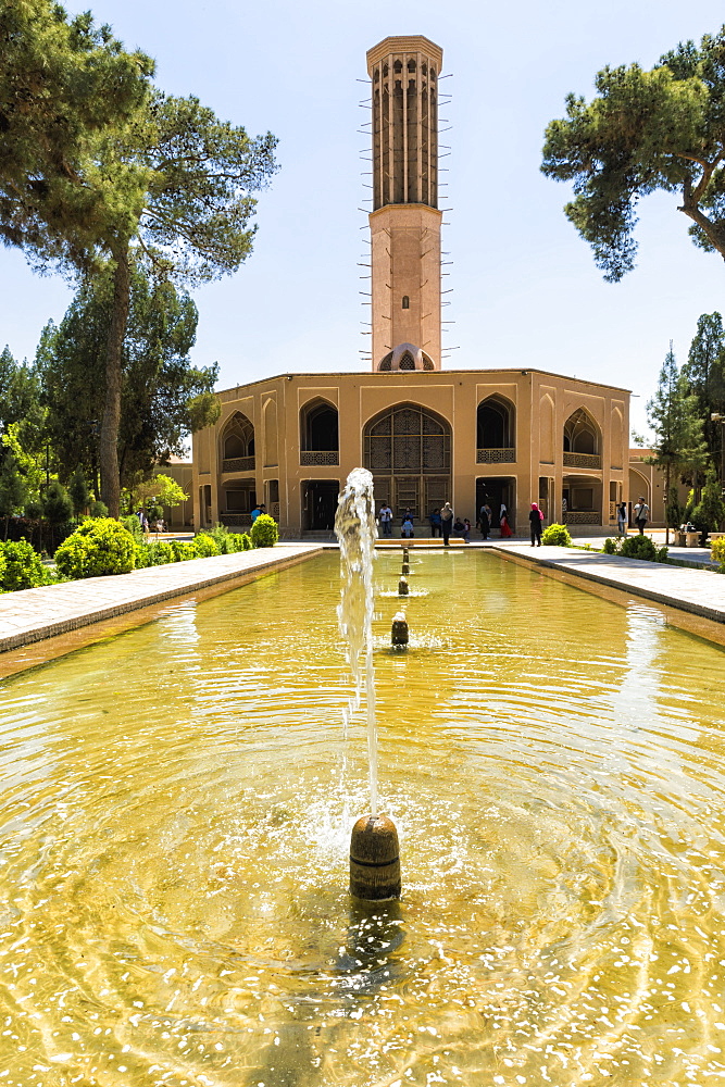 Biggest Wind Tower in the world at Dolat Abad Garden, Yazd, Iran, Middle East