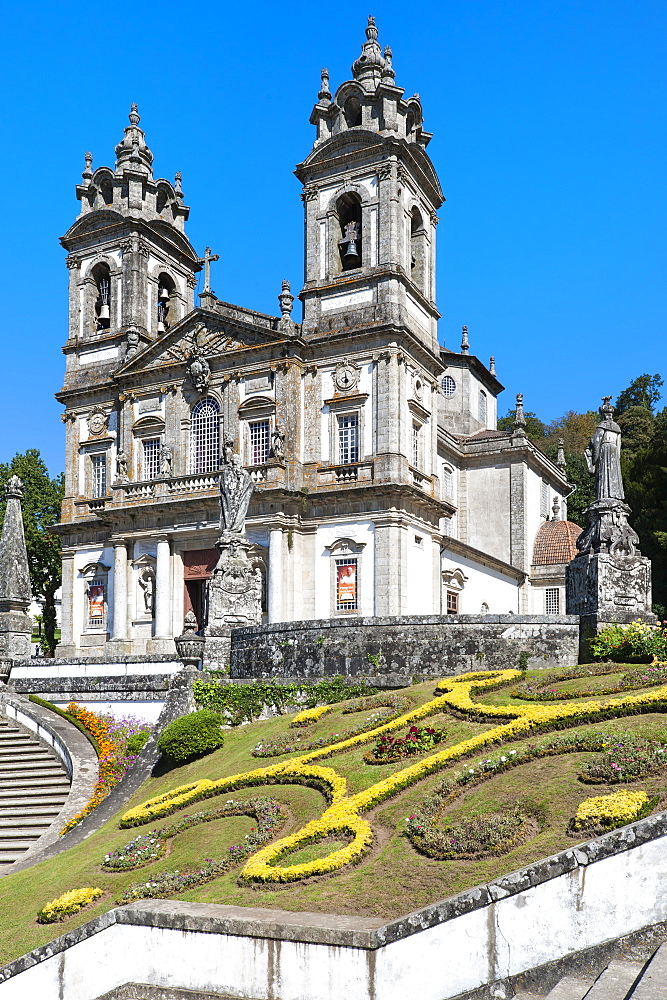 Santuario do Bom Jesus do Monte (Good Jesus of the Mount Sanctuary), Church, UNESCO World Heritage Site, Tenoes, Braga, Minho, Portugal, Europe