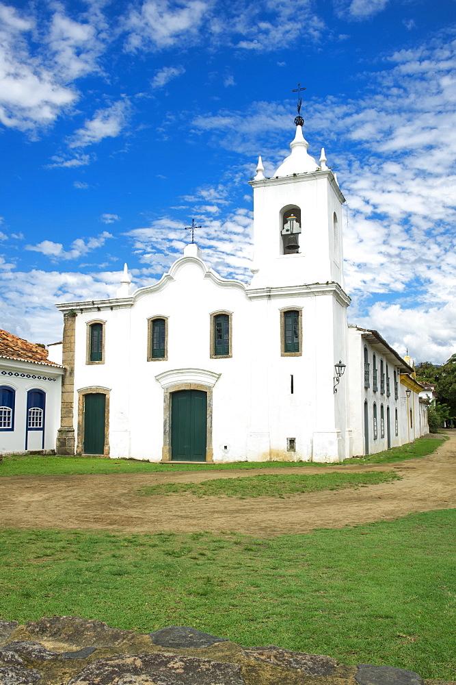 Nossa Senhora das Dores Chapel, Paraty, Rio de Janeiro state, Brazil, South America