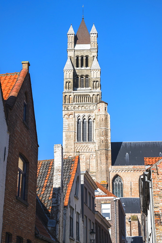 Saint Salvator's Cathedral, Historic center of Bruges, UNESCO World Heritage Site, Belgium, Europe