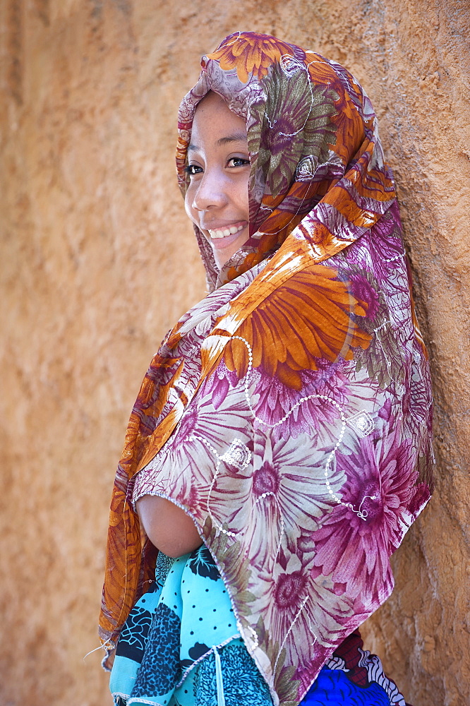 Young Malagasy girl, 15-16 years old, Morondava, Toliara province, Madagascar, Africa