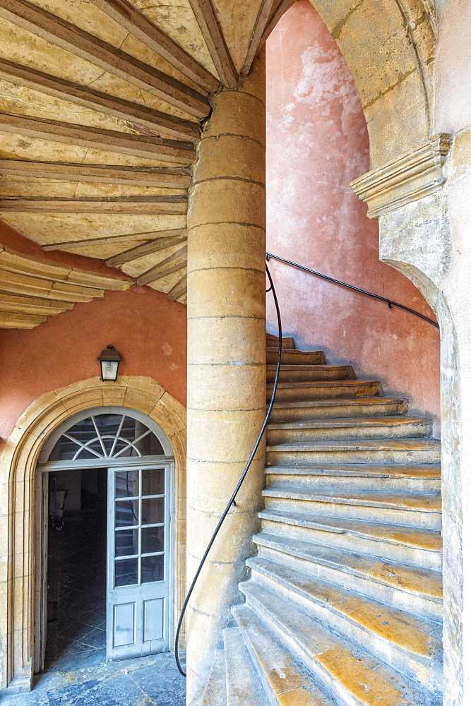 Traboule Hotel Paterin, Saint Jean district, Old Lyon, UNESCO World Heritage Site, Lyon, Rhone, France, Europe