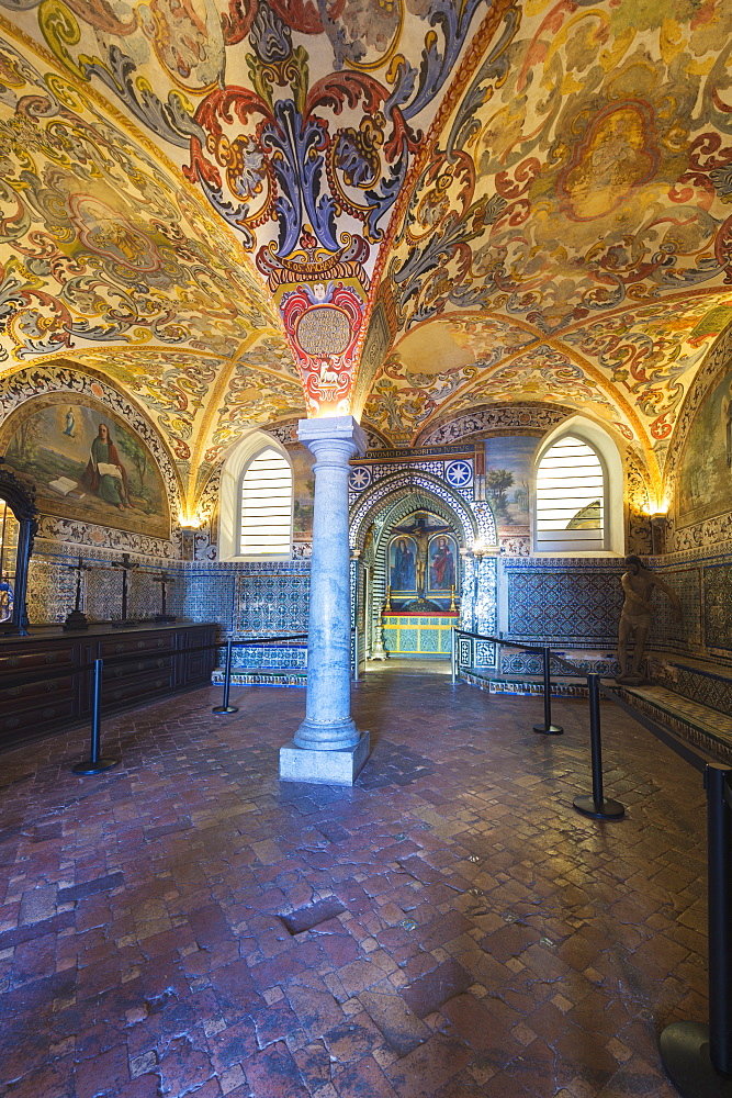 Chapter House, Convento de Nossa Senhora da Conceicao (Our Lady of the Conception Convent), Regional Museum Dona Leonor, Beja, Alentejo, Portugal, Europe