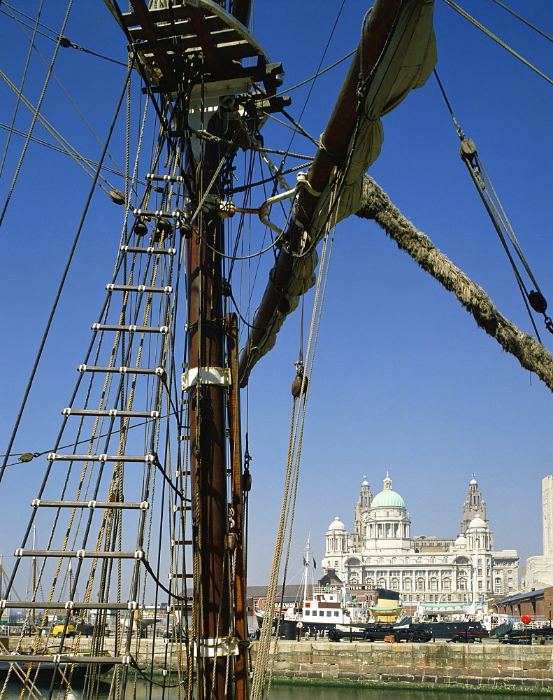 Waterfront and Dock Board Offices, Liverpool, Merseyside, England, United Kingdom, Europe