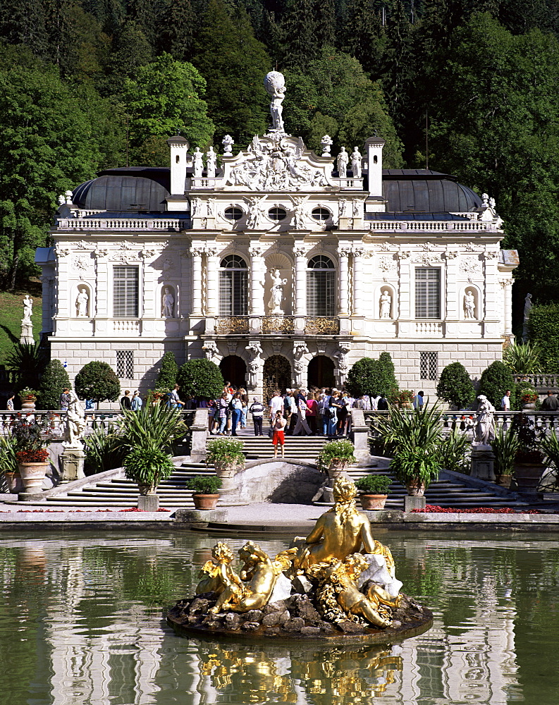 Linderhof Castle, Bavaria, Germany, Europe