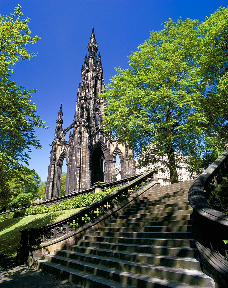 Scott monument, Edinburgh, Lothian, Scotland, United Kingdom, Europe