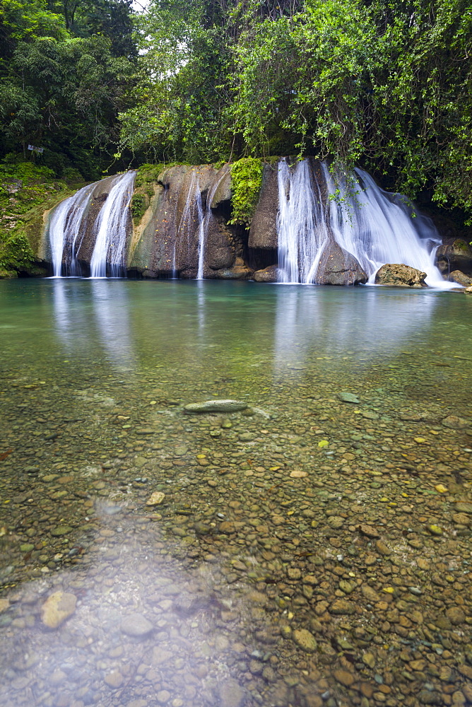 Reach Falls, Portland Parish, Jamaica, West Indies, Caribbean, Central America 