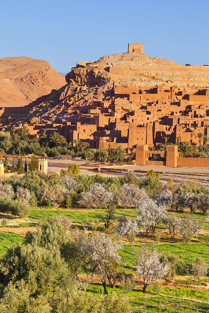 Ait Benhaddou, UNESCO World Heritage Site, Atlas Mountains, Morocco, North Africa, Africa