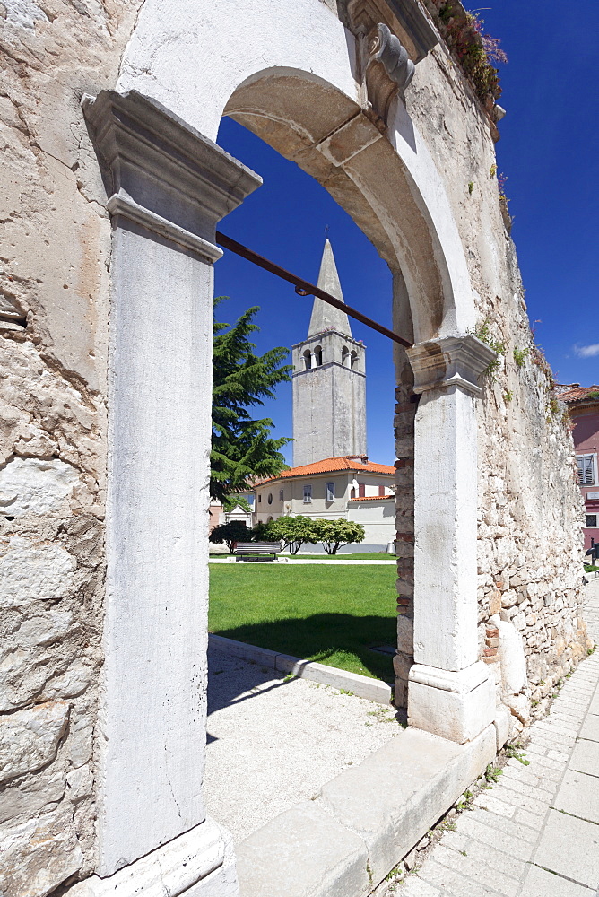 Euphrasian Basilica in the old town, UNESCO World Heritage Site, Porec, Istria, Croatia, Europe