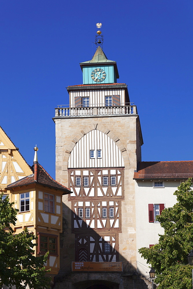 Oberer Torturm Tower, Markgroningen, Ludwigsburg District, Baden Wurttemberg, Germany, Europe