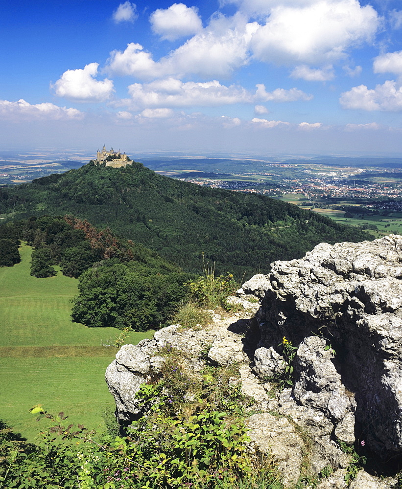 Hohenzollern Castle, Hechingen, Swabian Alb, Baden Wurttemberg, Germany, Europe