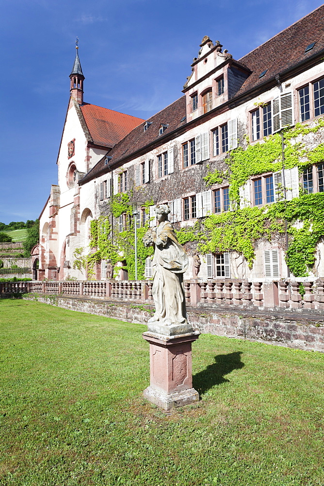 Bronnbach Cistercian monastery, Taubertal Valley, Romantic Road (Romantische Stravue), Baden Wurttemberg, Germany, Europe