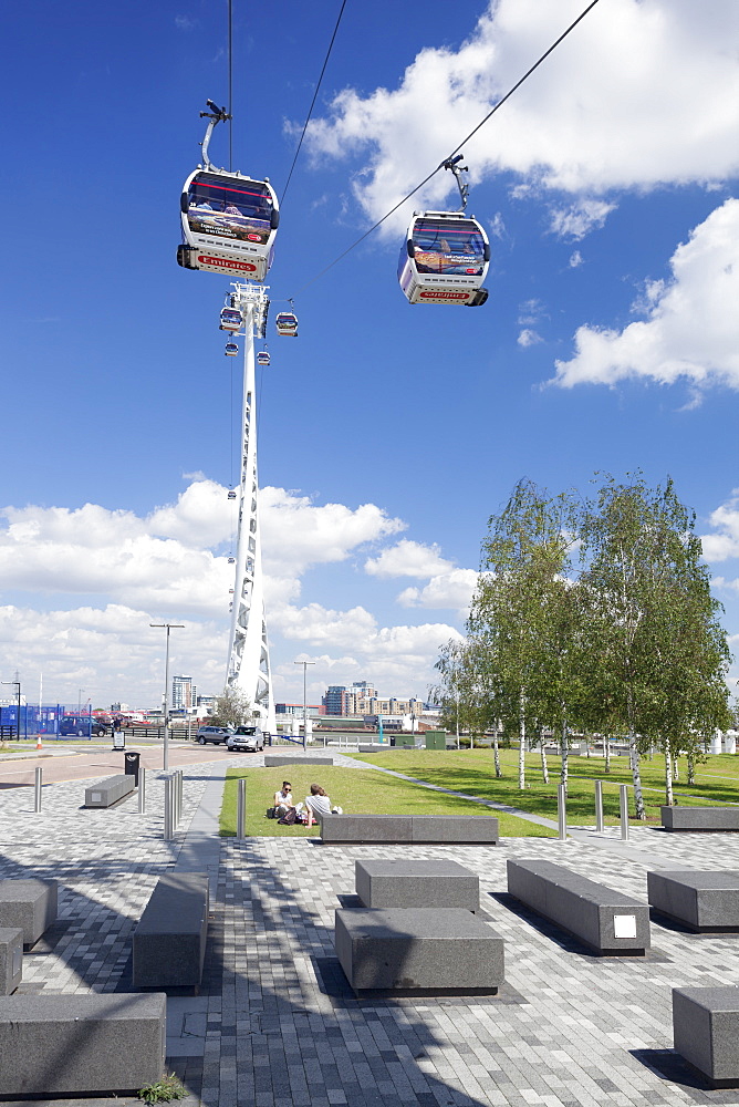 Emirates Air Line cable car, London, England, United Kingdom, Europe