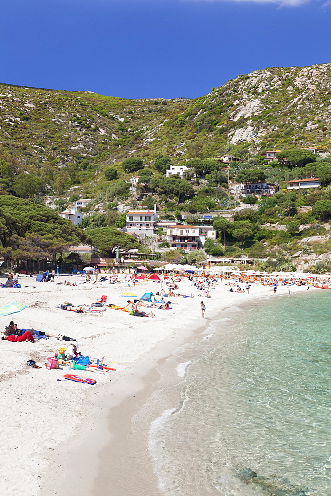 Fetovaia Beach, Island of Elba, Livorno Province, Tuscany, Italy, Europe