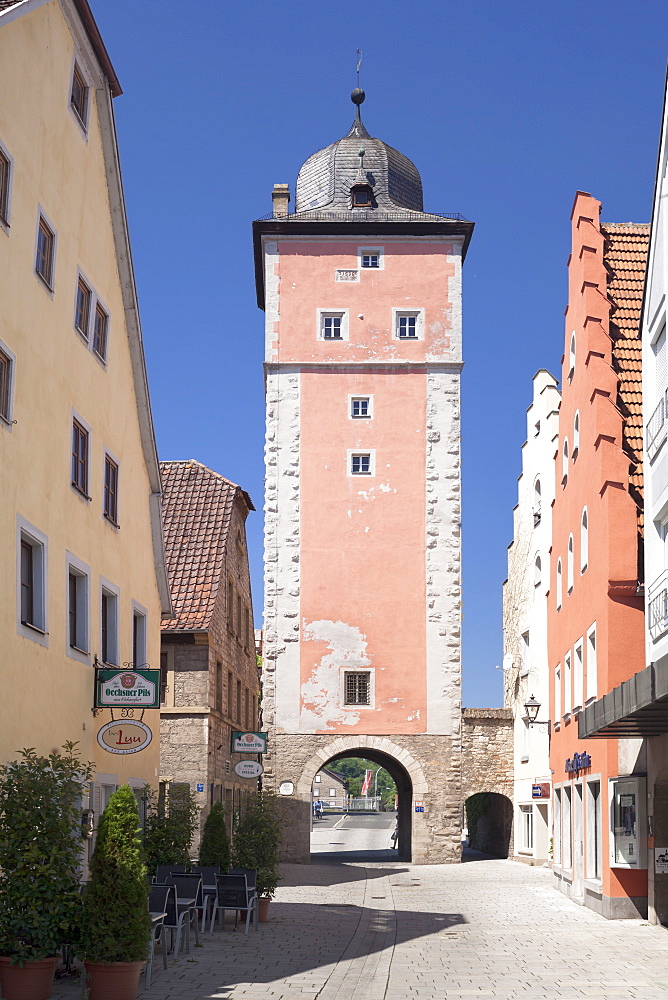 Klingentor Gate, Ochsenfurt, Mainfranken, Lower Franconia, Bavaria, Germany, Europe