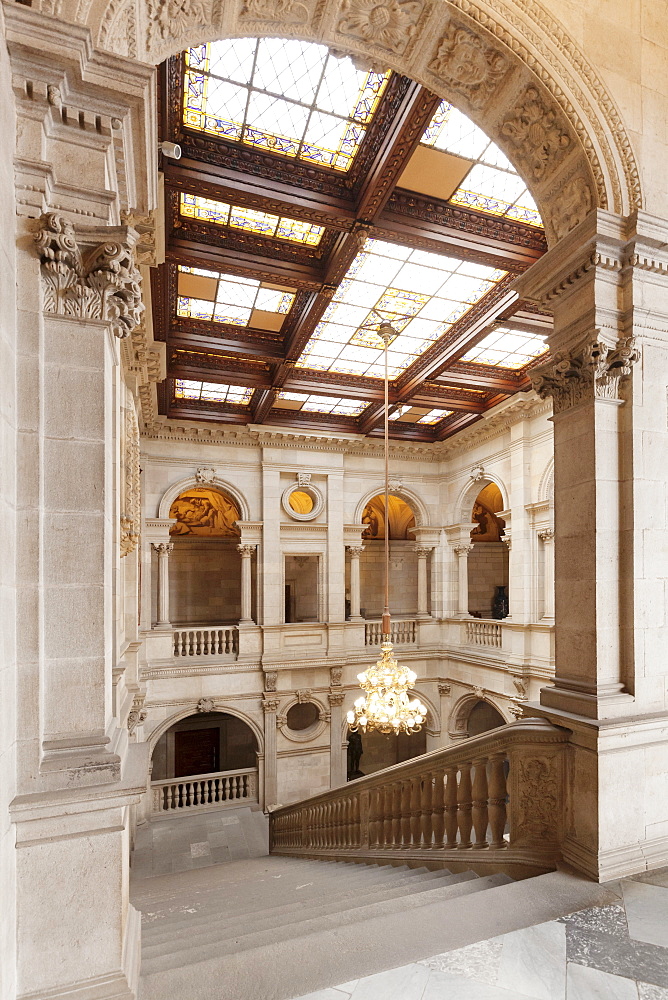 Casa de la Ciutat (Town Hall) (City Hall) (Ajuntament), Barri Gotic, Barcelona, Catalonia, Spain, Europe