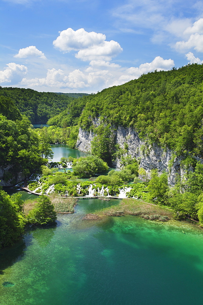 Gavanovac Lake and Milanovac Lake, Plitvice Lakes National Park, UNESCO World Heritage Site, Croatia, Europe 