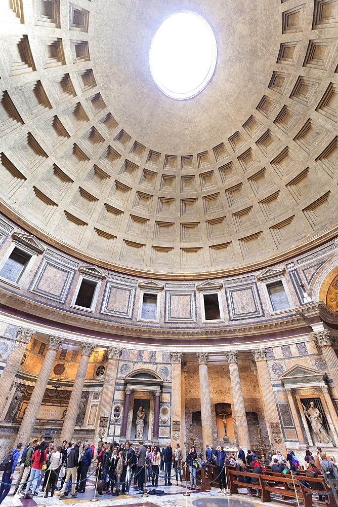 Pantheon, UNESCO World Heritage Site, Rome, Lazio, Italy, Europe