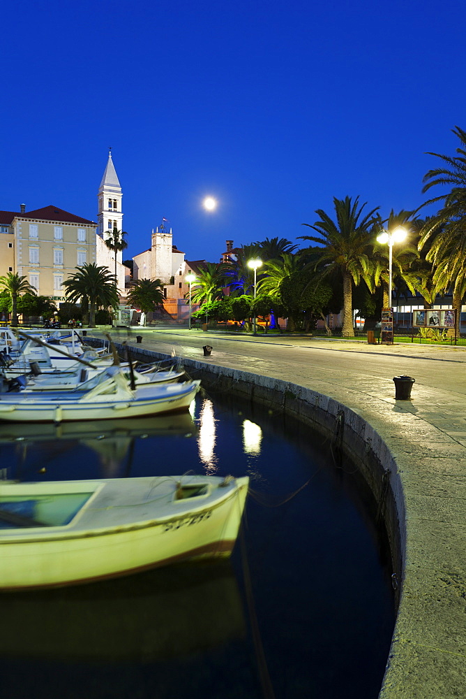 Fishing boat in the harbour of Supertar, Brac Island, Dalmatia, Croatia, Europe 