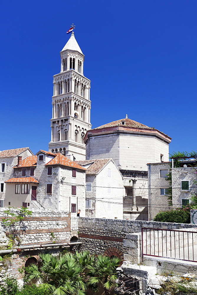 St. Dominus (Sveti Duje) Cathedral, Diocletian's Palace, UNESCO World Heritage Site, Split, Dalmatia, Croatia, Europe 