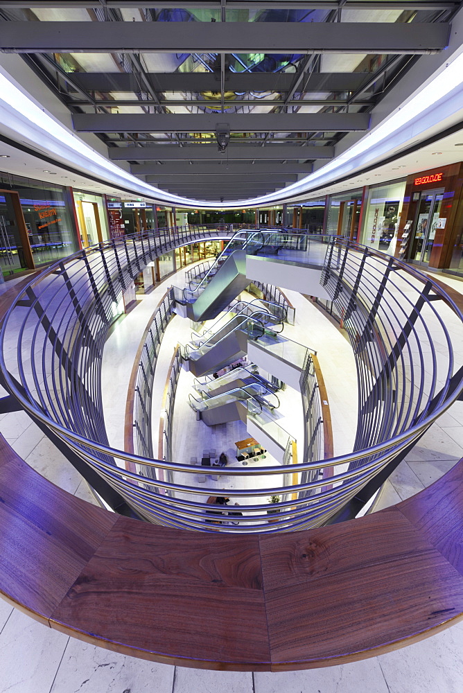 Konigsbau Shopping Centre at Schlossplatz square, Stuttgart, Baden Wurttemberg, Germany, Europe