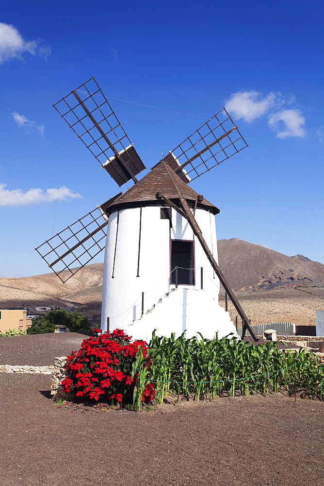 Mill Museum (Centro de Interpretacion de los Molinos), Tiscamanita, Fuerteventura, Canary Islands, Spain, Europe 