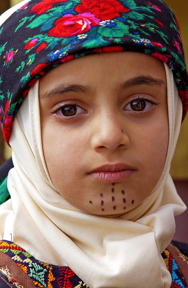 A young girl from Jordan