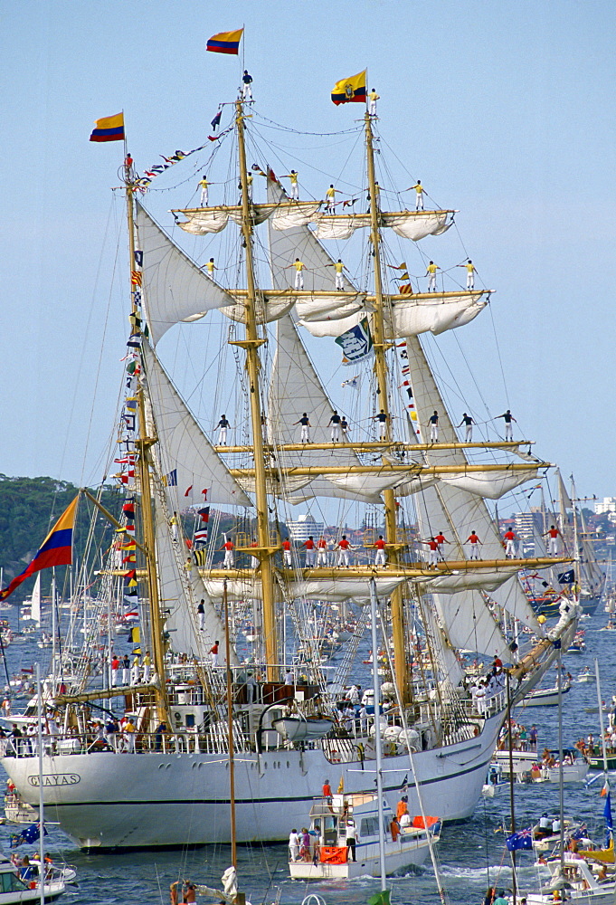 Bicentennial Day, Sydney Harbour, Australia.