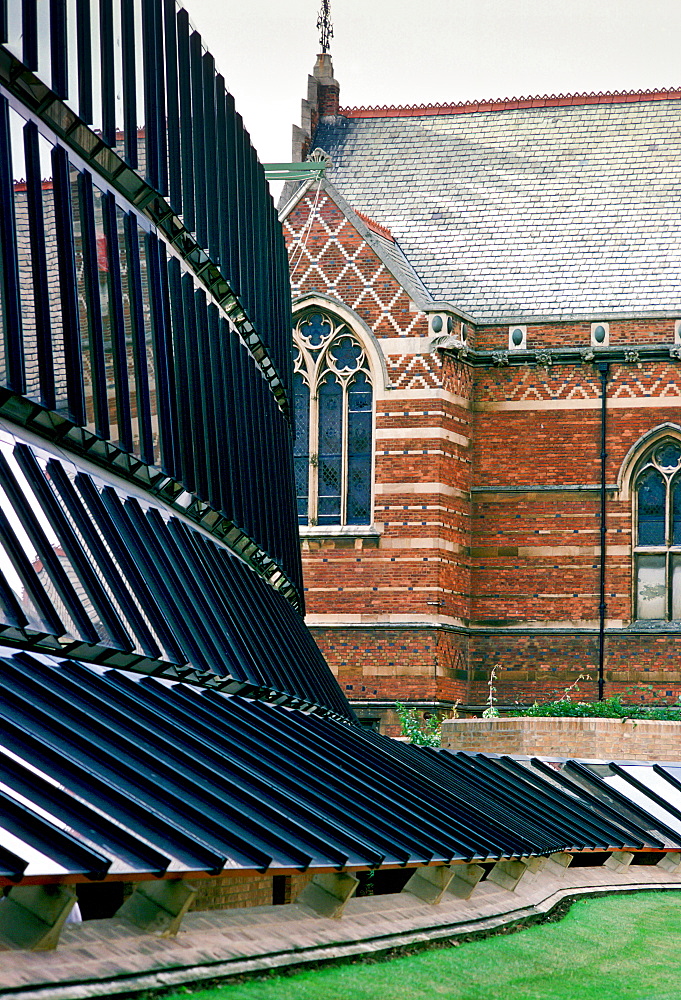 Keeble College glass extension, Oxford.