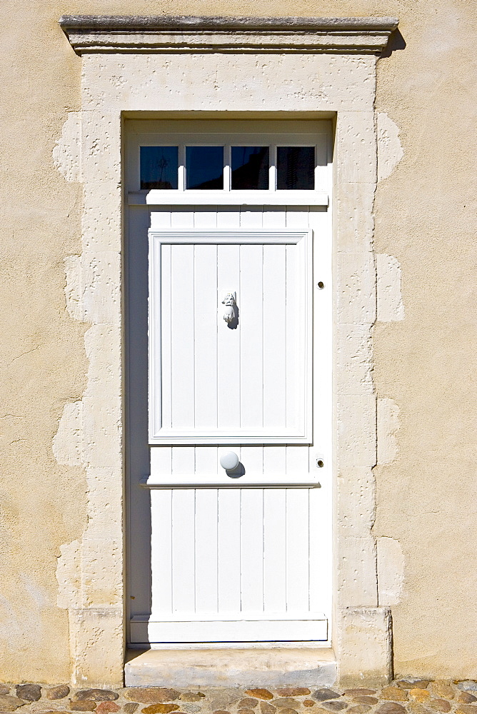 Traditional door, Ile De Re, France.