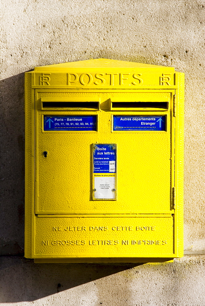 Wall Mounted Post-Box, Paris, France