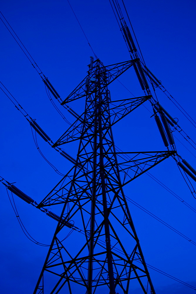 Electricity pylon in Cirencester, Gloucestershire, United Kingdom