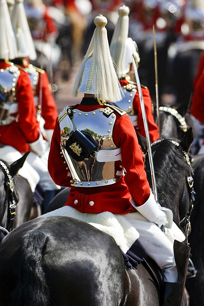 Soldier of Life Guards Regiment at Military Parade parade in London, UK