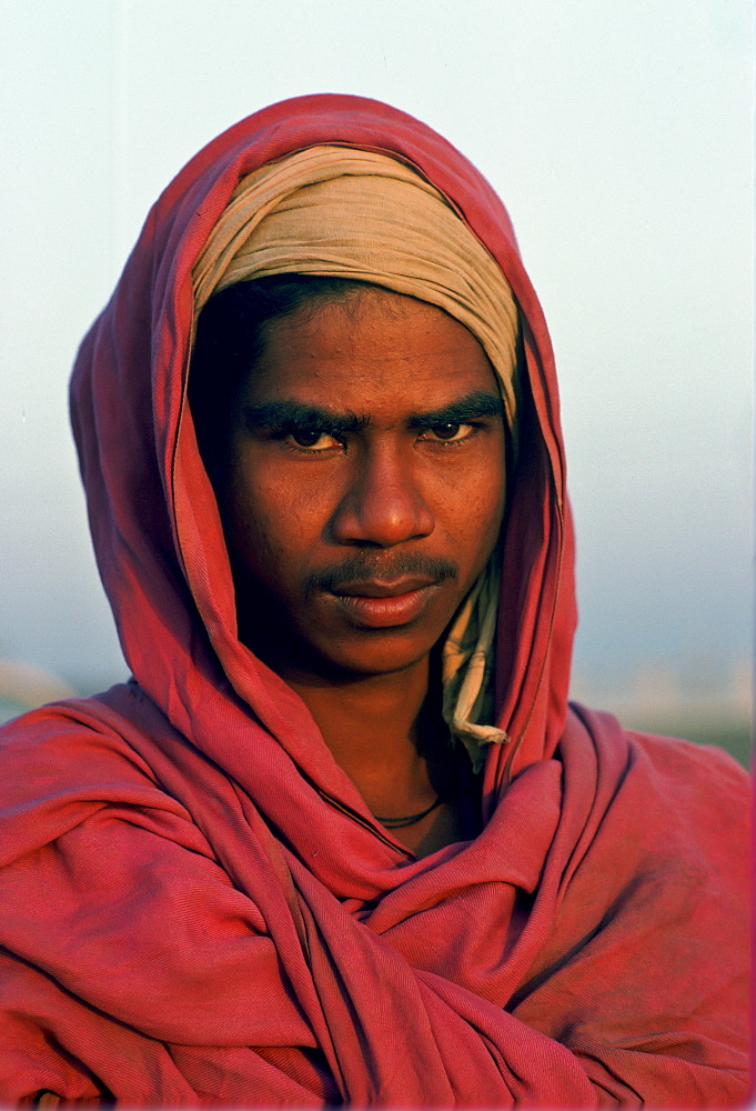 Young man, Delhi, India.