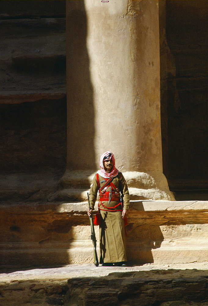 Camel Corps bodyguard, Petra, Jordan