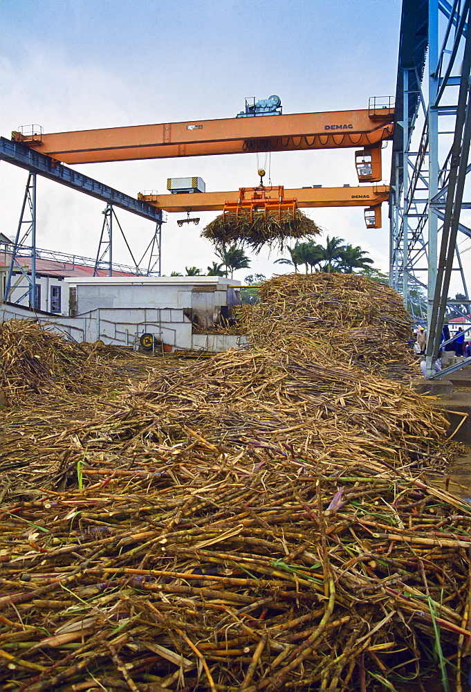 Sugar processing factory, Mauritius