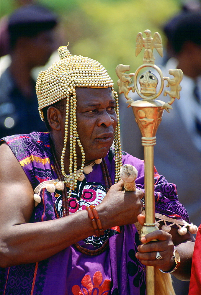 Nigerian Chief dancing, Nigeria