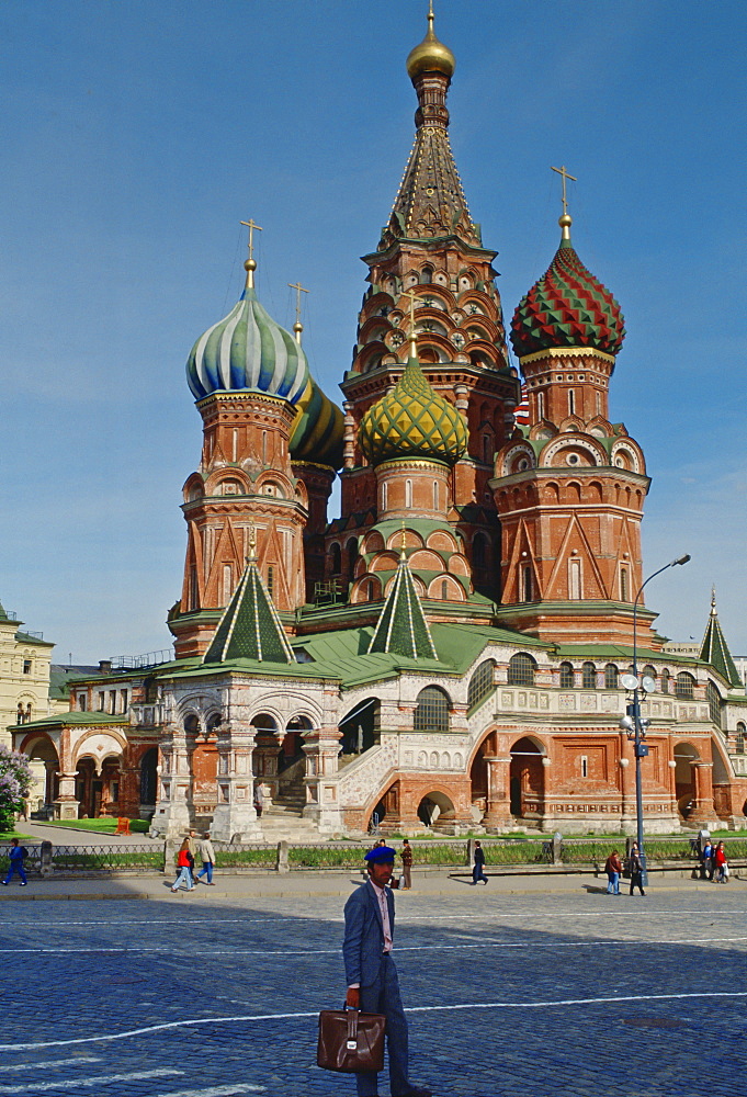 St. Basil's Cathedral in Red Square, Moscow, Russia