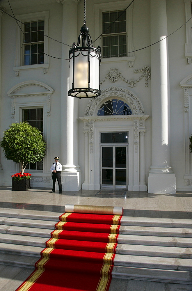 Red carpet at The White House, Washington DC, United States of America