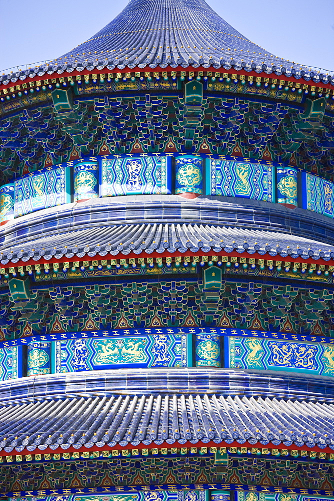 Hall of Prayer for Good Harvest, Qinian Dian, at the Ming Dynasty Temple of Heaven, Beijing, China