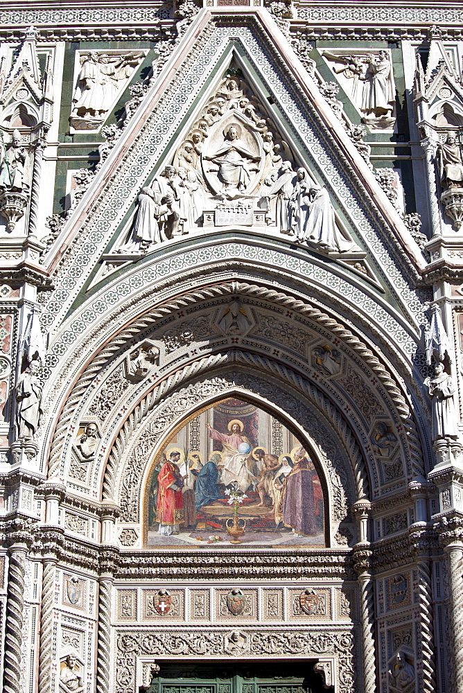 Il Duomo di Firenze, Cathedral of Florence, in Piazza di San Giovanni, Tuscany, Italy