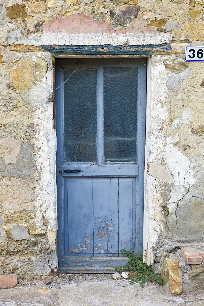 Doorway in Comune di Montalcino, Val D'Orcia,Tuscany, Italy