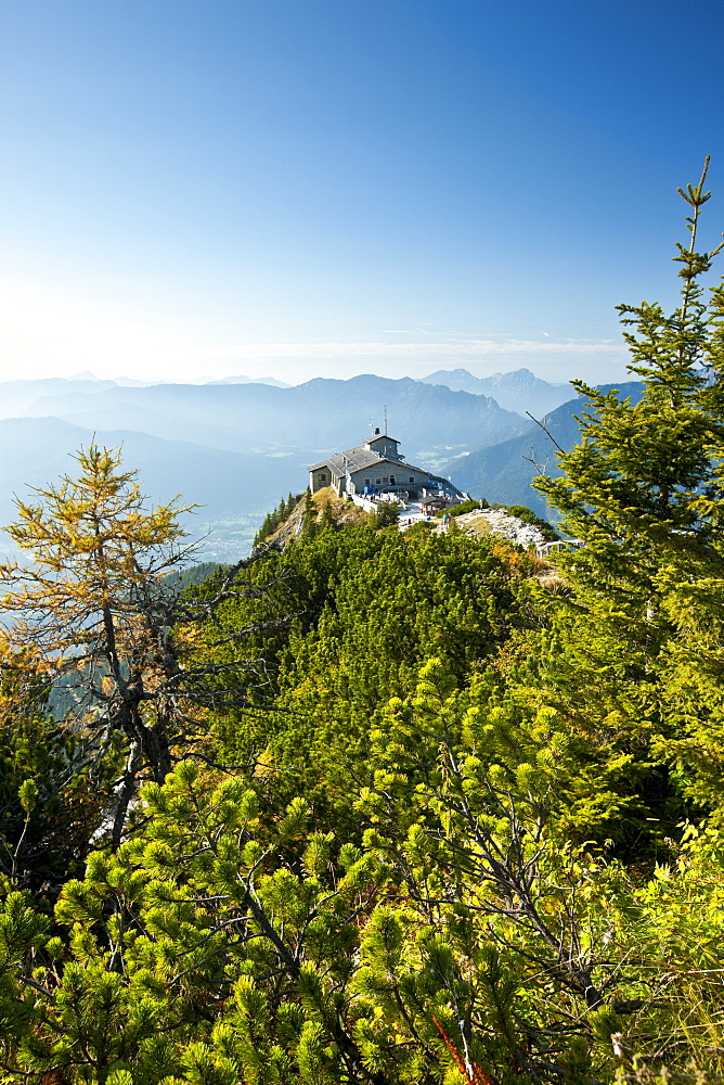 Eagle's Nest, Kehlsteinhaus, Hitler's lair at Berchtesgaden in the Bavarian Alps, Germany