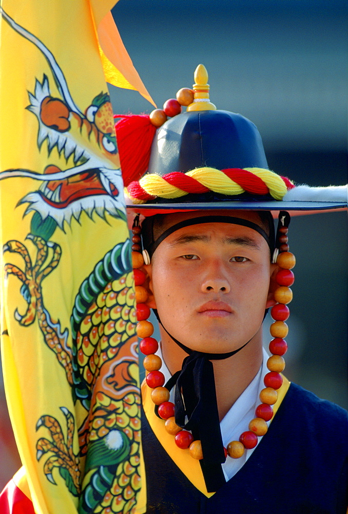 Ceremonial guard in South Korea